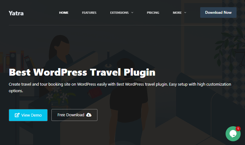 yatra plugin homepage